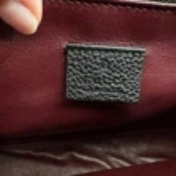 GUCCI BLACK LEATHER ZUMI TOP HANDLE MEDIUM, Authentic - Picture 9 of 13